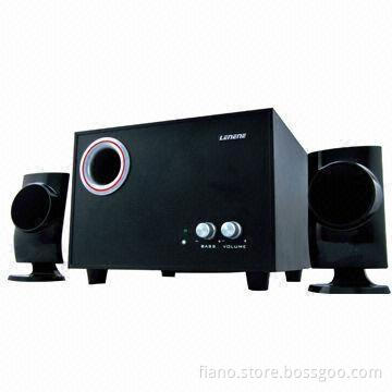 2.1CH Speaker with 85dB Sensitivity and 90dB S/N Ratio